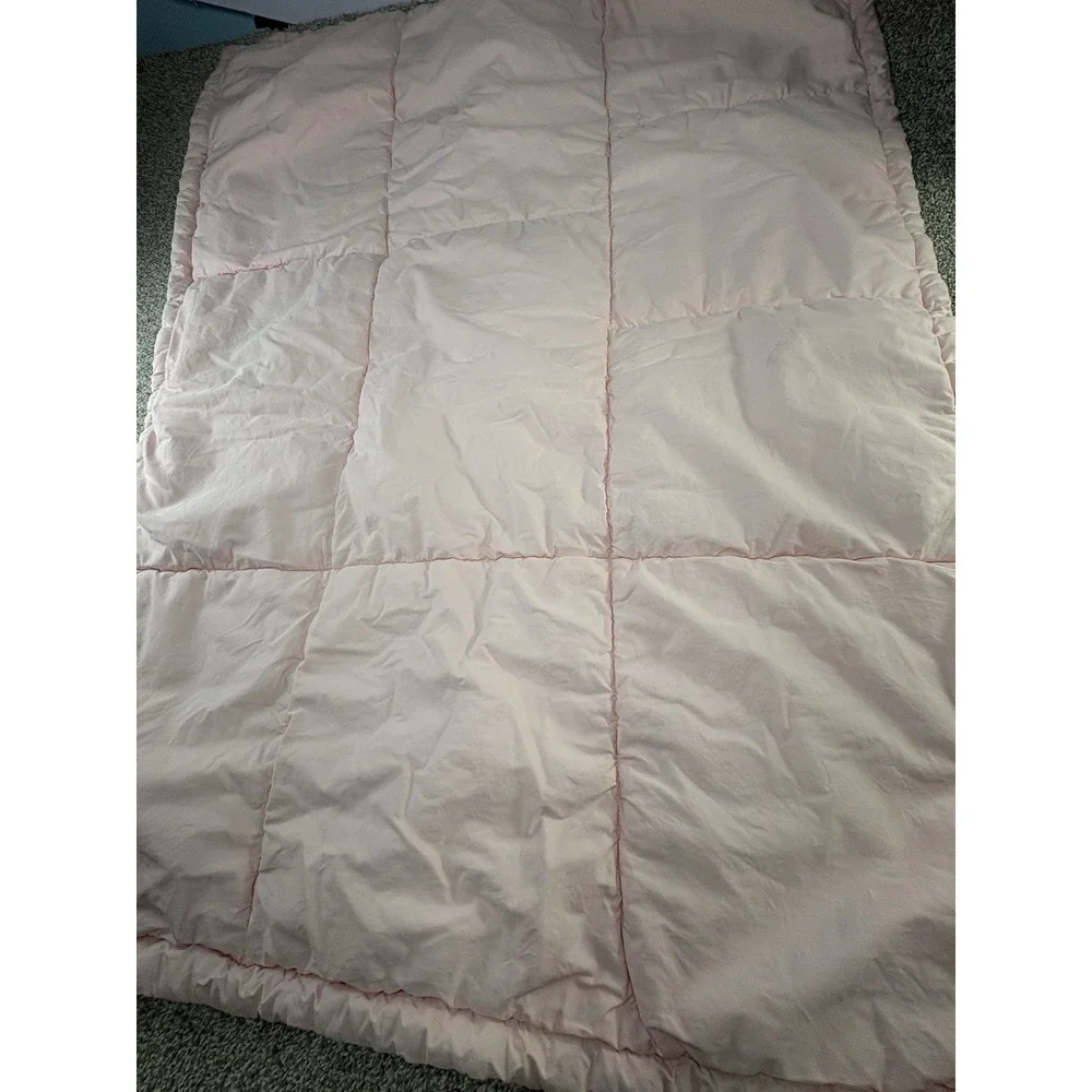 Handmade Baby Quilt Owl‎ Patchwork Pink Aqua Nursery Crip Lap 42x32